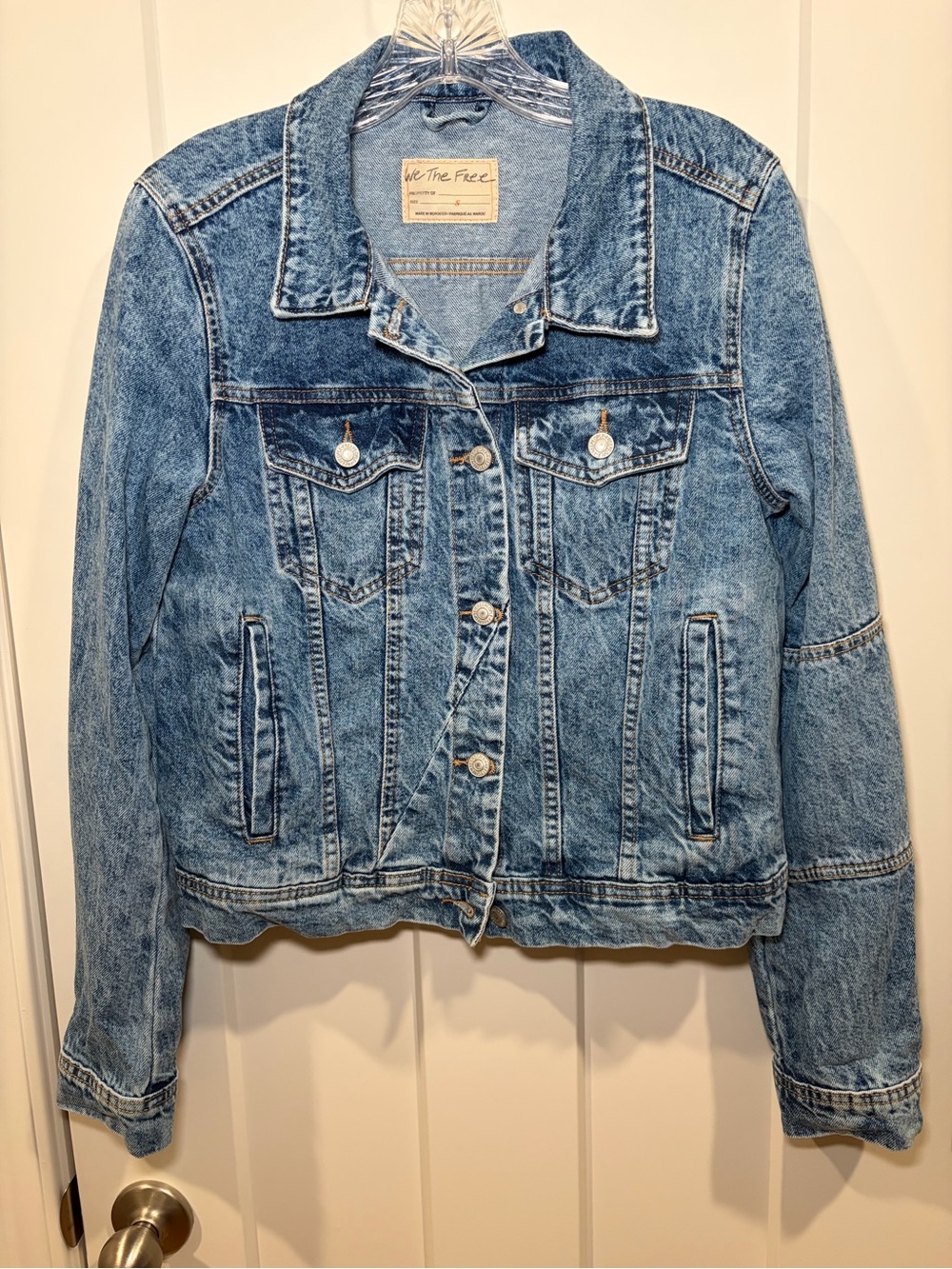 Free People We the Free Rumors Denim Jacket